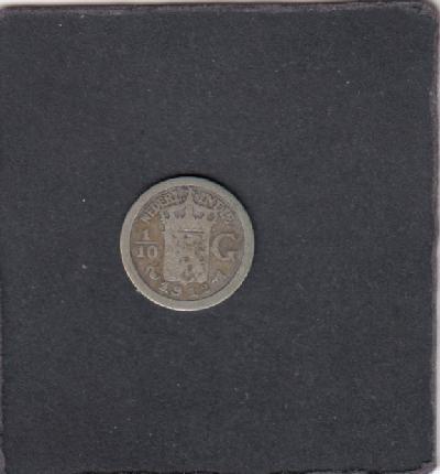 Beschrijving: 1/10 Gulden 